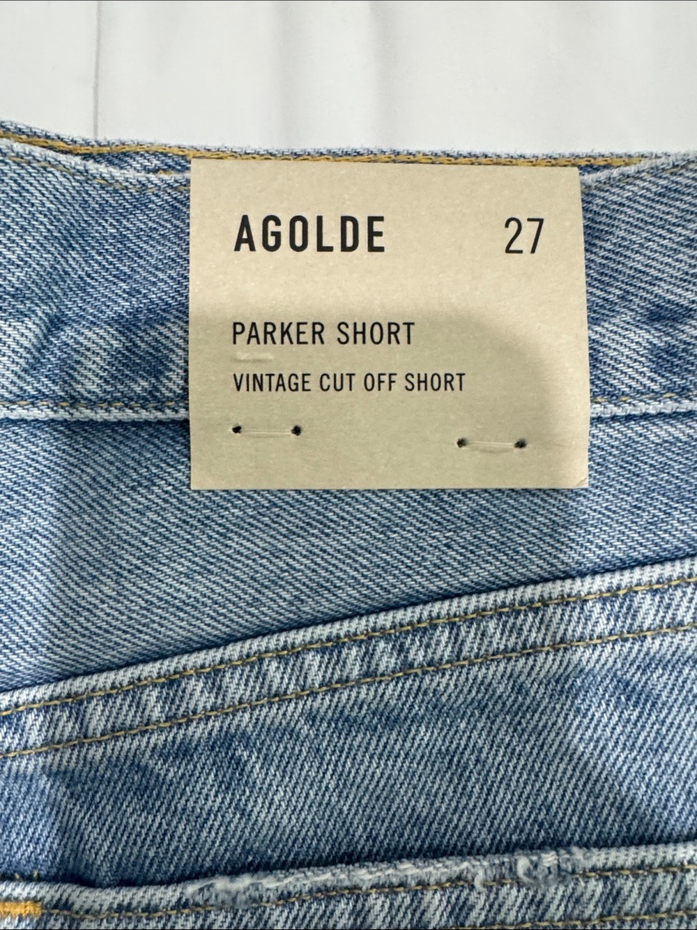 Agolde Light Parker Vintage Cut Off Shorts NWT - Picture 7 of 8